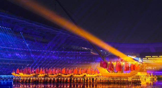 Nanjing 2014 - 16 Aug - Opening Ceremony - Nanjing 2014 Youth Olympic Sailing Competition © ISAF 